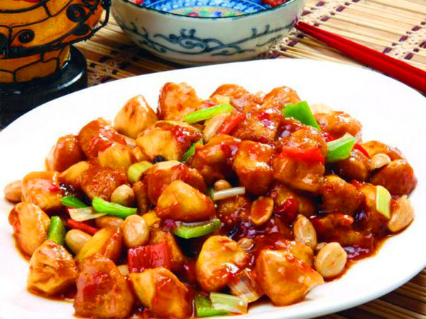 popolare piatto cinese pollo kung bao