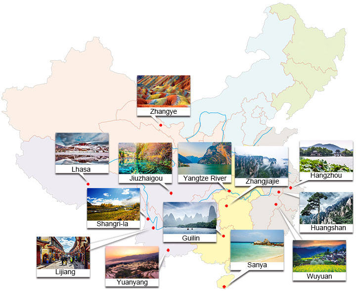 Le 10 migliori città turistiche della Cina