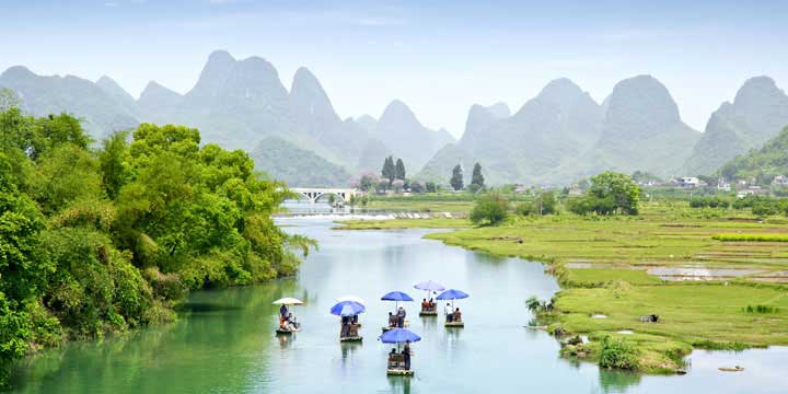 I posti più belli della Cina: il fiume Guilin Li