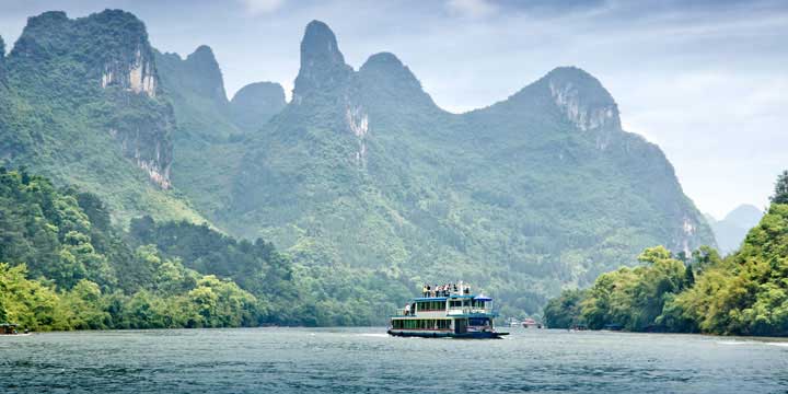 Le 10 migliori attrazioni della Cina: il fiume Li a Guilin