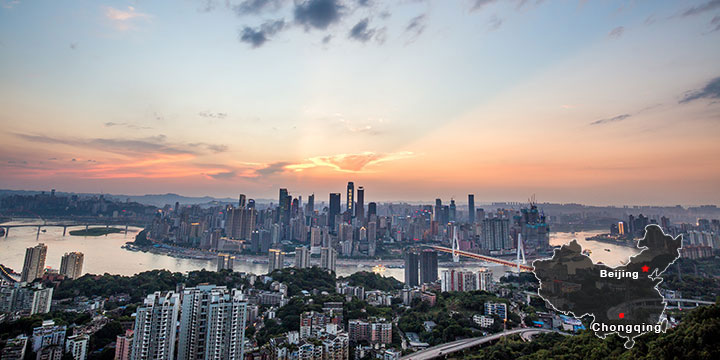 Le 10 città più grandi della Cina: Chongqing