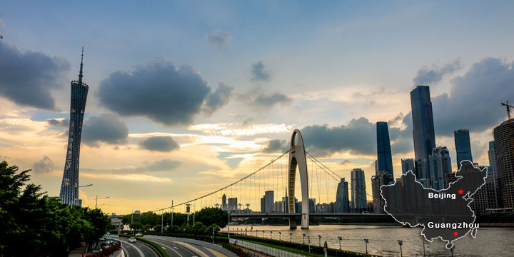 Le 10 città più grandi della Cina - Guangzhou