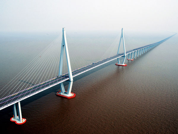Le 10 autostrade più belle della Cina: Hangzhou Bay Bridge