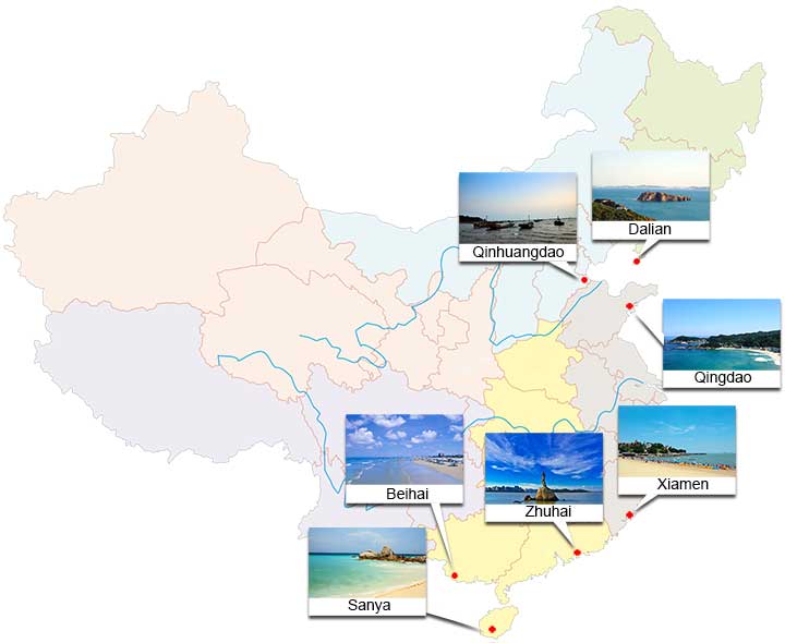 Le migliori città costiere della Cina