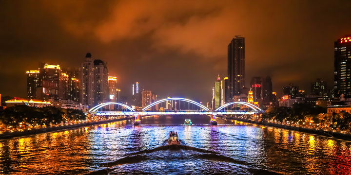 cose da fare di notte a Guangzhou crociera sul fiume Pear