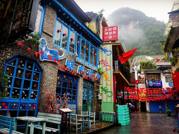 Yangshuo via ovest