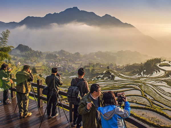 Terrazza del riso Zheiiang Yunhe