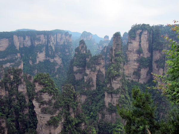 Area panoramica di Yangjiajie