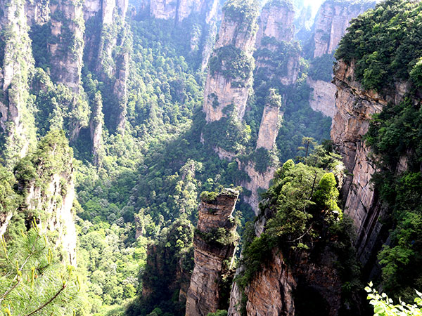 Area panoramica di Yangjiajie