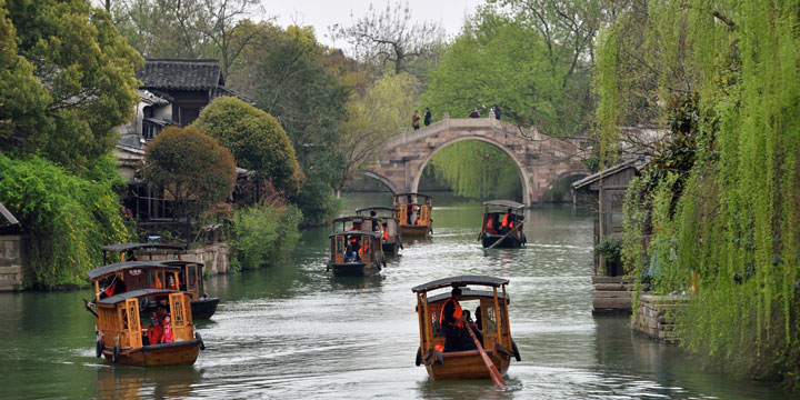 I migliori posti da visitare in Cina ad aprile: Wuzhen Water Town
